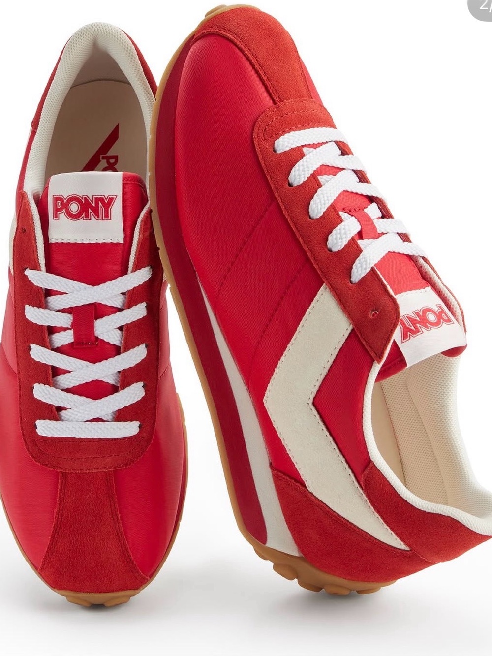 Pony Men’s Red & White Retro Runner